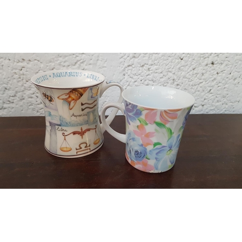 283 - Collection of 8 x Porcelain Mugs inc; Easy live Nostalgic, Dopa Papis, Queens, Jemina Puddie, Duck, ... 