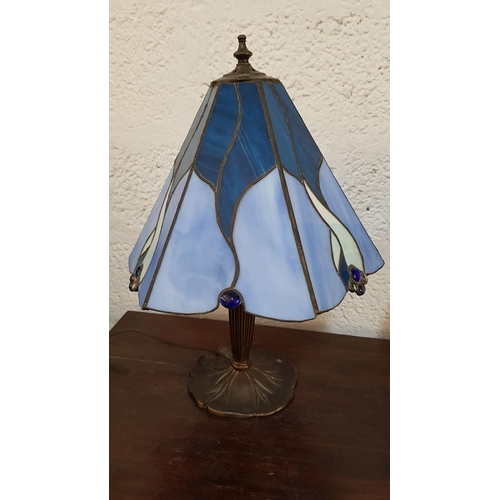 287 - Pair of Tiffany Style Table / Side Lamps (2)