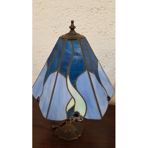 287 - Pair of Tiffany Style Table / Side Lamps (2)