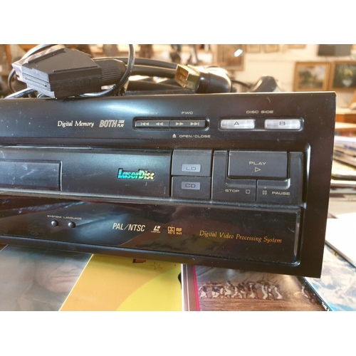 30 - Huge Collection of Laser Discs (Approx. 200 Movies) Together with Pioneer CLD-D925 Laser Disc Player... 