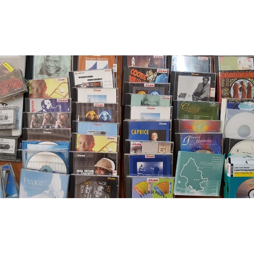 318 - Large Collection of Jazz, Music (CD) and Others Together with Retro Tapes