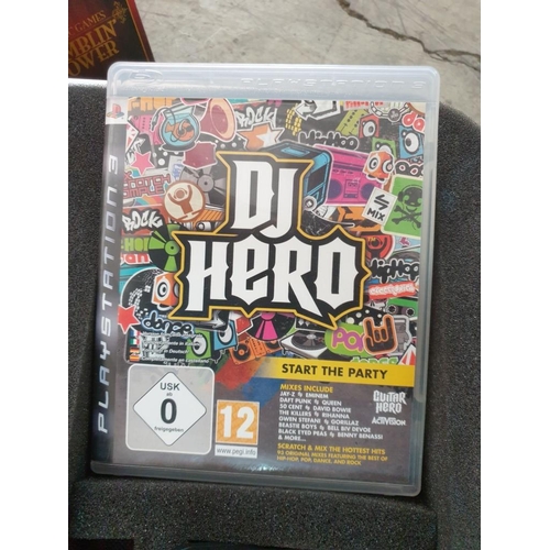 341 - DJ Hero PS3 Game Turntable and Stand in the Case, Unused Children's Gifts with Board / Table and Gar... 