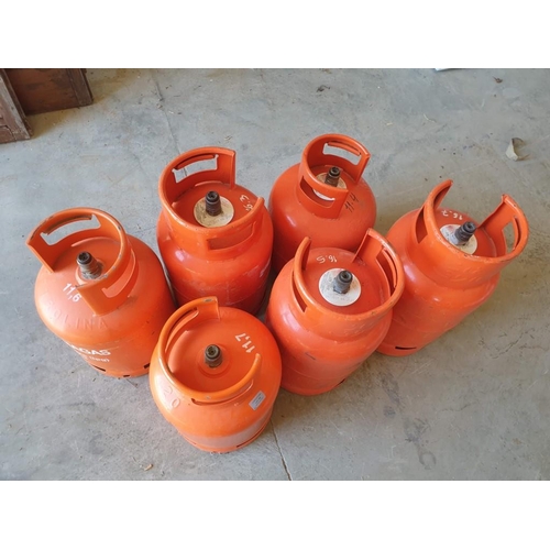 380 - 6 x Gas Bottles