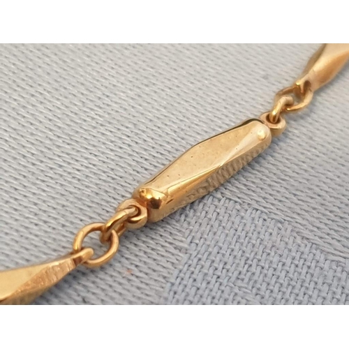 91 - Nikken Magnetic 'Triphase' Stainless Steel Link Bracelet, Together with Nikken 'N-05' Gold Tone Neck... 