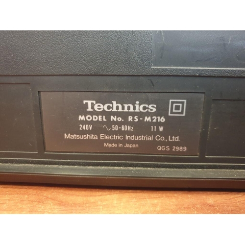 358 - Technics Stereo Cassette Deck (Model: RS-M216)