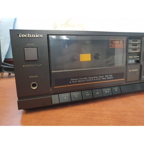 359 - Technics Stereo Double Cassette Deck (Model: RS-T20)