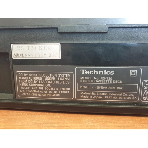 359 - Technics Stereo Double Cassette Deck (Model: RS-T20)