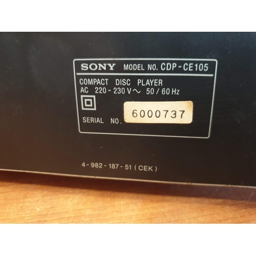 360 - Sony 5-Disc CD Player / Changer (Model: CDP-CE105)