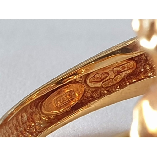 86 - 'Artlinea' (Italy) 18ct Gold Ring, Approx. 5.9g