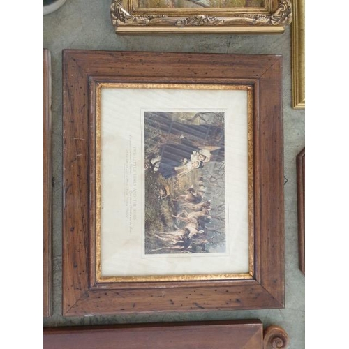 232 - Collection of 7 x Vintage Prints and Wooden Frames (7)