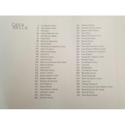 234 - 'Casa Bella', Large Hardback Book with Collection of 55 Homes of 'Illustrious Occupants' Photographe... 