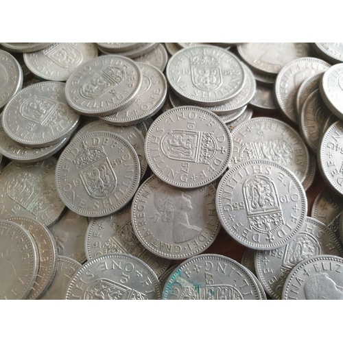 213 - Large Collection of British One Shilling Coins (Post-1947), (Total Weight Approx. 1.2kg)