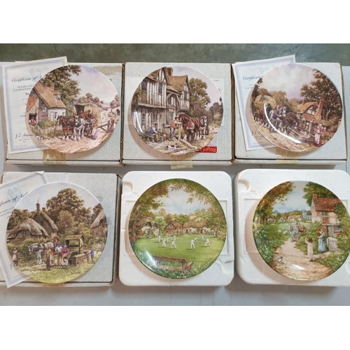 420 - 6 x Collectable Wall Plates (2 x Wedgewood & 4 x Royal Doulton)