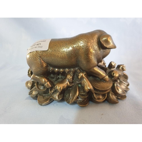 421 - Chinese Lucky Pig Ornament