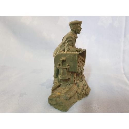 423 - Figurine of Welsh Coal Miner (12cm)