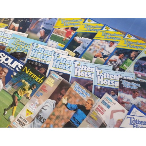 134D - Collection of Tottenham Hotspur Football Programmes, Various Dates from 1980's, 90's and early 2000'... 