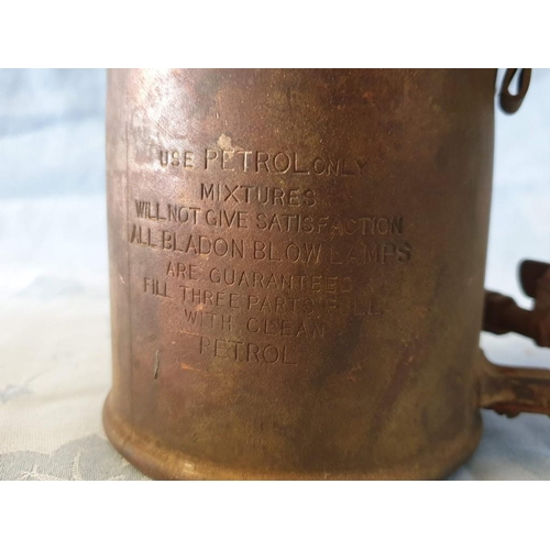 47 - 3 x Vintage Copper Blow Torches; British Monitor No 26 and 2 x Bladon, Birmingham, (3)
