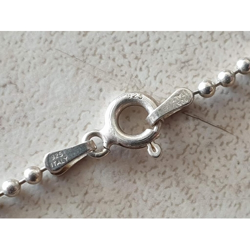 89 - Silver (.925) Link Bracelet with Heart Shaped Clasp, Made in Italy, (Approx. 32g), Together with Sil... 