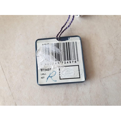 92 - Swarovski Rhodium and Crystal Mickey Mouse Pendant Necklace (Model: 872497) on Rope Chain, in Box wi... 