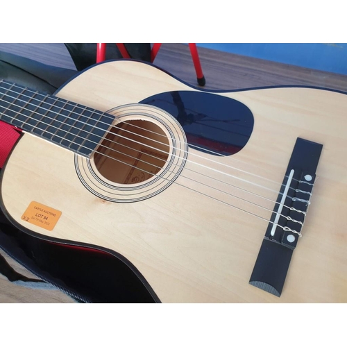 94 - 'Ready Ace' Acoustic Guitar (Model: AG-36N, Overall: 82cm) in Soft Carry Case, Together with Red Met... 