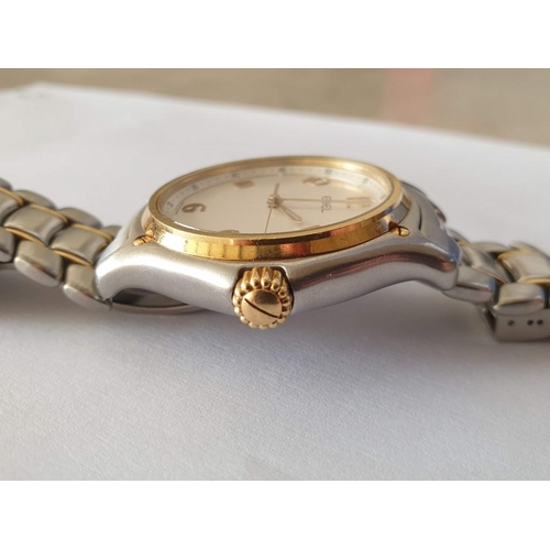 99 - Ebel '1911' Stainless Steel & 18ct Gold Two-Tone Gents Wrist Watch (Model: 1187241) with Silver Arab... 