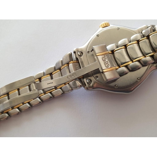 99 - Ebel '1911' Stainless Steel & 18ct Gold Two-Tone Gents Wrist Watch (Model: 1187241) with Silver Arab... 