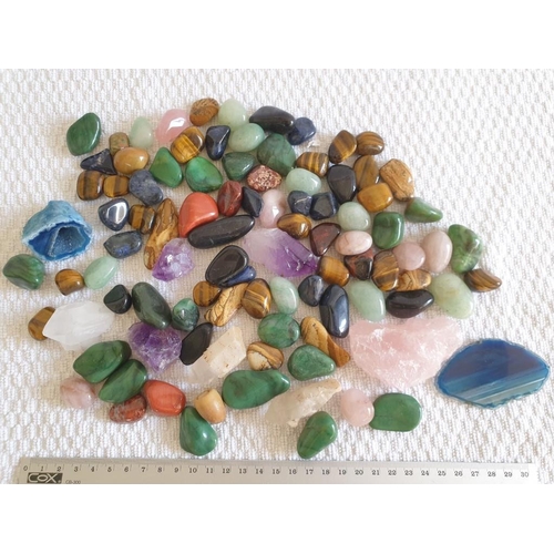 83 - Collection of Semi Precious Stones, Quartz, Crystals and Small Geode