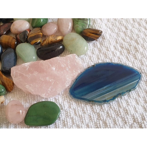83 - Collection of Semi Precious Stones, Quartz, Crystals and Small Geode