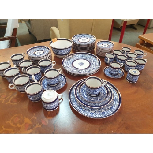 70 - Large Collection of Antique Royal Worcester 'Royal Lilly' Table Ware (Circa 1880), in Blue & White C... 