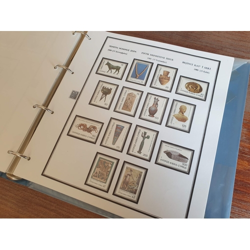 36 - 'The Cyprus Stamp Album' by 'Mittel-Ost-Marken' and Published by H. Farahbaksh, Berlin, Germany; Blu... 