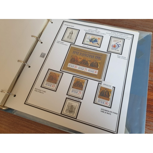 36 - 'The Cyprus Stamp Album' by 'Mittel-Ost-Marken' and Published by H. Farahbaksh, Berlin, Germany; Blu... 