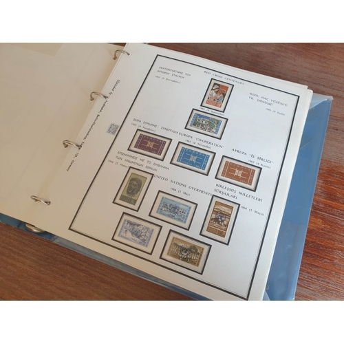 36 - 'The Cyprus Stamp Album' by 'Mittel-Ost-Marken' and Published by H. Farahbaksh, Berlin, Germany; Blu... 