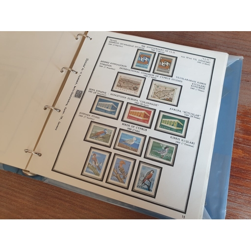 36 - 'The Cyprus Stamp Album' by 'Mittel-Ost-Marken' and Published by H. Farahbaksh, Berlin, Germany; Blu... 