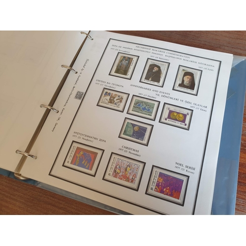 36 - 'The Cyprus Stamp Album' by 'Mittel-Ost-Marken' and Published by H. Farahbaksh, Berlin, Germany; Blu... 