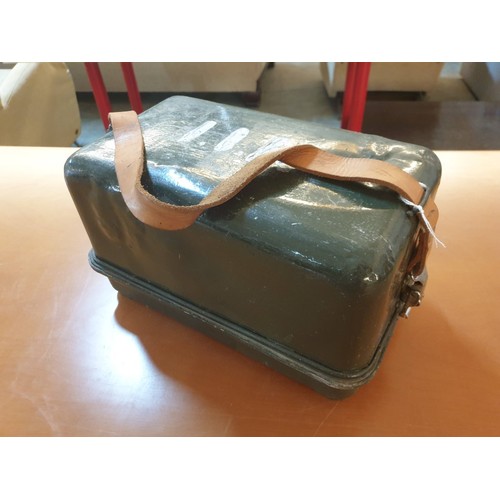 135 - Vintage Watts Microptic Theodolite in Heavy Duty Metal Fitted Carry Case
