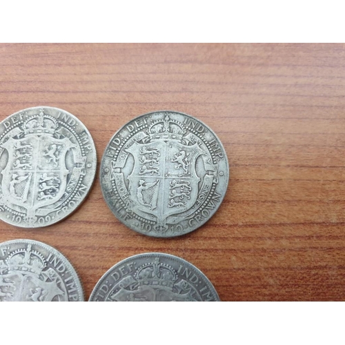 190 - Collection of Antique Silver (.925) British Half Crown Coins, Approx. 14 Pieces, Consecutive Date Ru... 