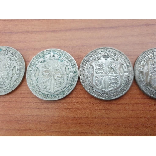 192 - Collection of Silver (.925) British Half Crown Coins, Approx. 27 Pieces, Consecutive Date Run From 1... 