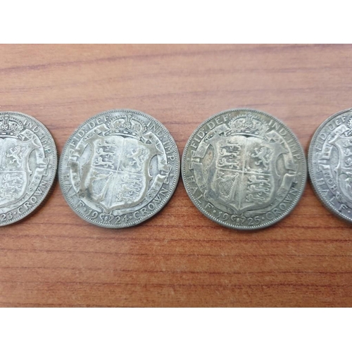 192 - Collection of Silver (.925) British Half Crown Coins, Approx. 27 Pieces, Consecutive Date Run From 1... 