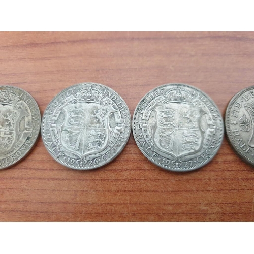 192 - Collection of Silver (.925) British Half Crown Coins, Approx. 27 Pieces, Consecutive Date Run From 1... 