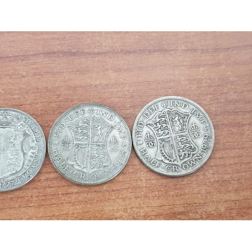 192 - Collection of Silver (.925) British Half Crown Coins, Approx. 27 Pieces, Consecutive Date Run From 1... 