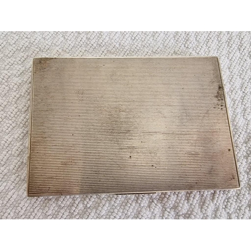 199 - Sterling Silver Cigarette Case, (Approx. 11 x 8cm, Weight: 186g)

* Tested with XRF Metal Analyzer, ... 
