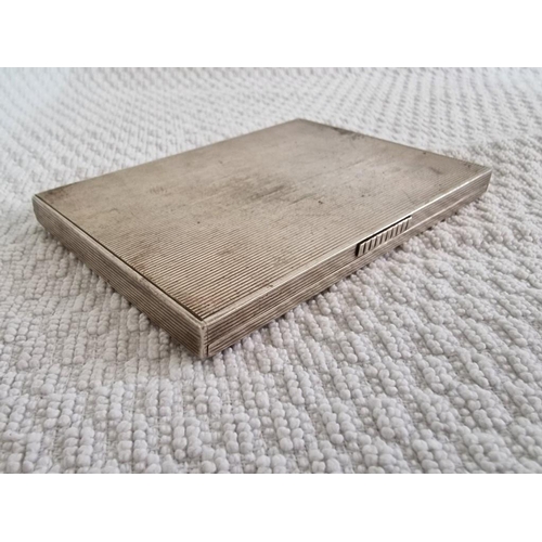 199 - Sterling Silver Cigarette Case, (Approx. 11 x 8cm, Weight: 186g)

* Tested with XRF Metal Analyzer, ... 