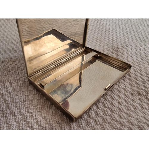 199 - Sterling Silver Cigarette Case, (Approx. 11 x 8cm, Weight: 186g)

* Tested with XRF Metal Analyzer, ... 