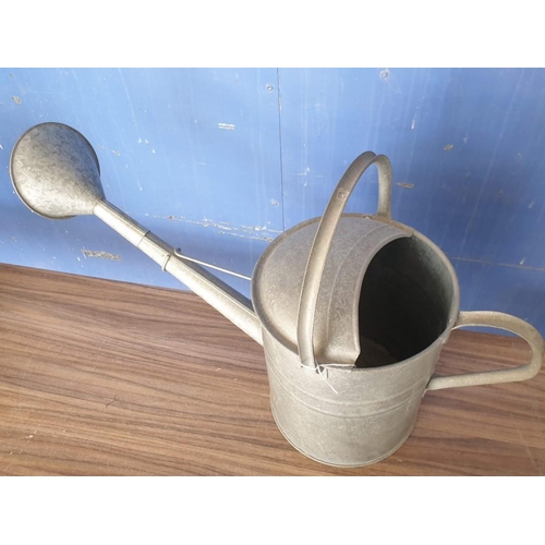 314 - Galvanised Metal Watering Can