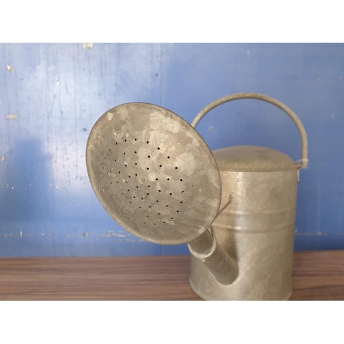 314 - Galvanised Metal Watering Can