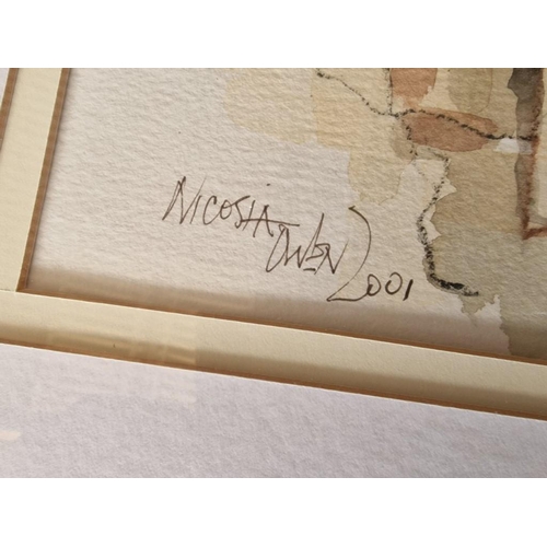106 - Framed Original Watercolour of Nicosia by Michael Owen, 
 Signed Lower Corner, Dated 2001 (Approx. 5... 