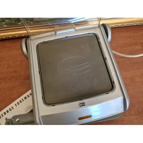 313 - George Foreman 'Lean Mean Fat Reducing Grilling Machine', Model: GR19BWC), Looks Unused!