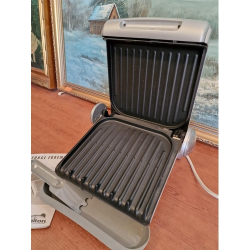 313 - George Foreman 'Lean Mean Fat Reducing Grilling Machine', Model: GR19BWC), Looks Unused!