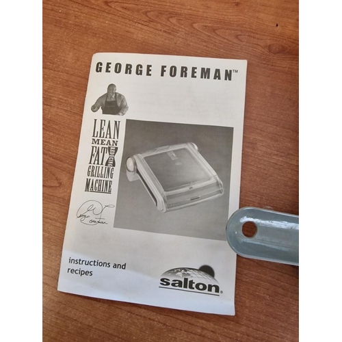 313 - George Foreman 'Lean Mean Fat Reducing Grilling Machine', Model: GR19BWC), Looks Unused!