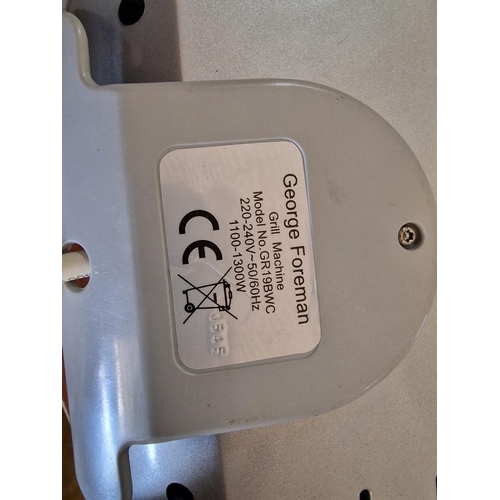 313 - George Foreman 'Lean Mean Fat Reducing Grilling Machine', Model: GR19BWC), Looks Unused!